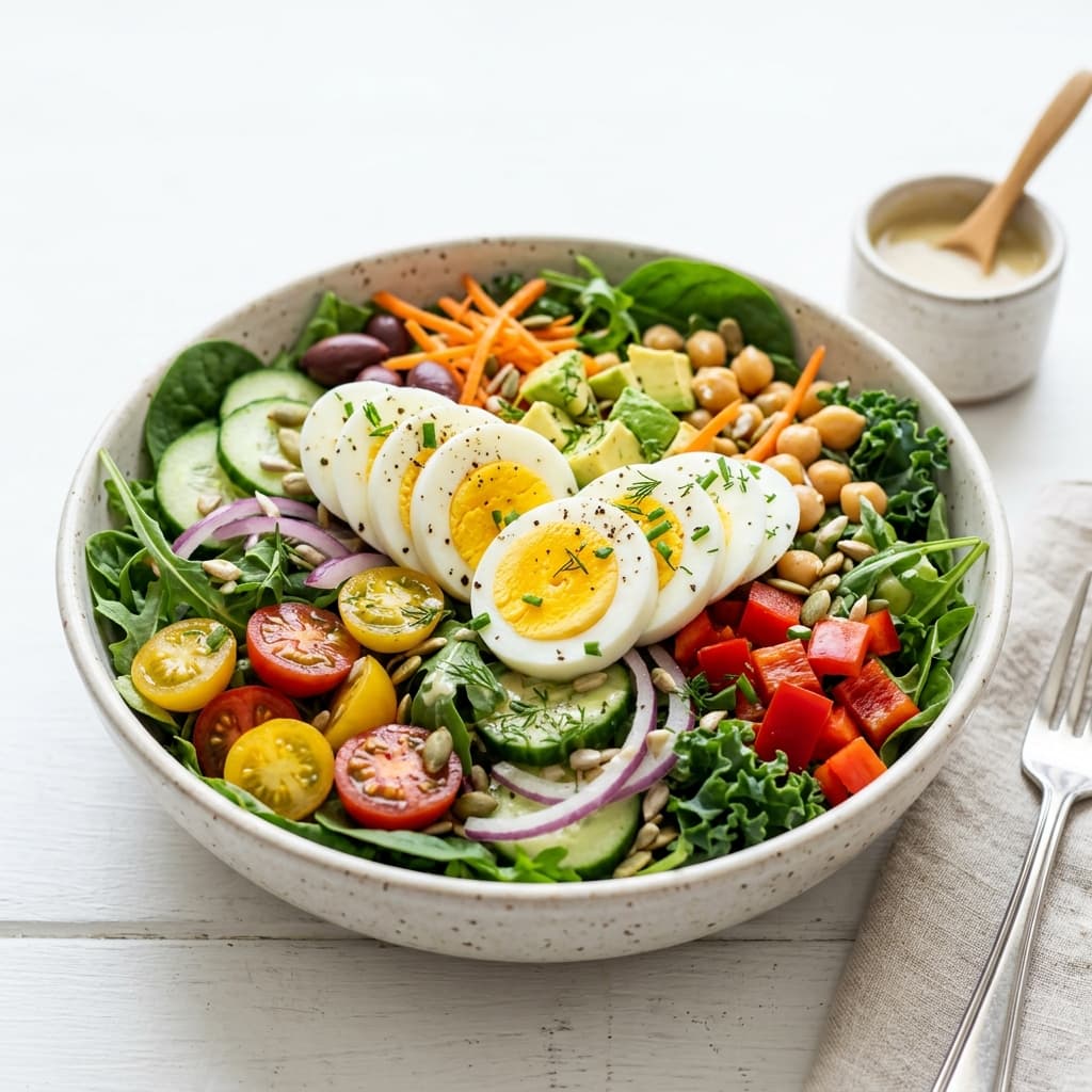Egg vegi salad